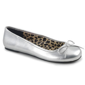 Metallic Flats Bow Drag Ballet Shoes